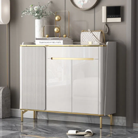 Meubles de salon au design moderne, armoire à chaussures en bois, console d'entrée, armoires à chaussures