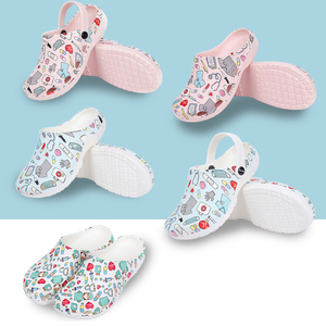 New Printed Nurses Working Shoes for Man Woman Slip Resistant Nursing Clogs Pet Hospital Laboratory EVA Medical Clogs 2026 - Product Image 1