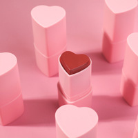 Stick blush crème en forme de cœur HKH Custom, texture soyeuse, couleur vibrante, formule végane - 6g, blush vegan à texture soyeuse