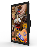 Moniteur industriel à écran tactile capacitif PCAP IPS LCD 32 pouces 1920x1080 à cadre ouvert USB -I avec alimentation métallique