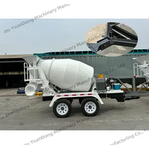 Gebrauchter Betonmischwagen Cementmischwagenanhänger Semikontraktion Transport