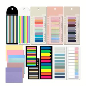 Nouvel ensemble de papeterie transparente autocollante de 2420 pièces, grands marque-pages pour la lecture de la Bible, fournitures de bureau avec des caractéristiques adaptées aux enfants - Product Image 1
