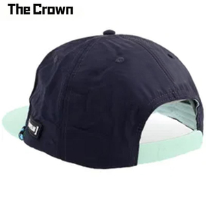 Custom Logo 6 Panel Structured <b>Flat</b> Brim Rope Hat Wholesale Bulk Navy Mint Woven Patch <b>Cap</b> With Decorative Rope Manufacturer - Product Image 3