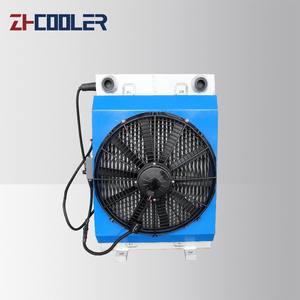 Refroidisseur <span class=keywords><strong>d</strong></span>'huile hydraulique à contre-courant refroidi par air avec ventilateur électrique Échangeurs de chaleur à usage industriel - Product Image 2