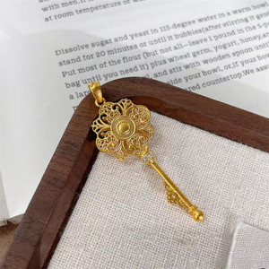 <span class=keywords><strong>Pendentif</strong></span> en argent sterling 925 plaqué or avec diamant de laboratoire, chaîne de luxe en cristal, bijoux fins pour femmes - Product Image 3