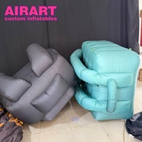 Ballon gonflable géant en forme de sac à dos pour événements publicitaires, idée de sac à dos gonflable très réaliste