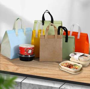 Bolsa Térmica para Alimentos con Logotipo Personalizado, Biodegradable, Impermeable, de Tela No Tejida, Bolsa Refrigerante Aislada para Exposiciones - Product Image 5