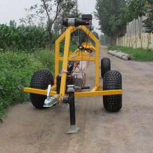 Remorque Forestière pour Bûches de Bois, Remorque Benne VTT avec Grue de Chargement pour la Vente - Product Image 2