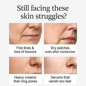 Sérum Triple Collagène + Acide Hyaluronique, Crème au Collagène Intense pour Raffermir, Repulper et Hydrater 24H, Rétinol comme Ingrédient Principal - Product Image 3