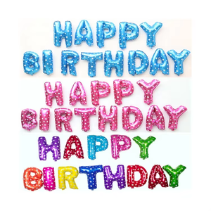 Set de Globos de Letras de Feliz Navidad y Feliz Cumpleaños, 32 Pulgadas, Rosa, Dorado, Plateado, Decoraciones Coloridas para Fiestas - Product Image 6