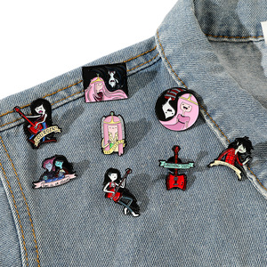 Pin Esmaltado de Dibujos Animados Sming Pins Adventure, Broche de Aleación de Metal con Solapa, Insignia de Personaje de Película, Cómic, Guitarra, Juego al Aire Libre - Product Image 1