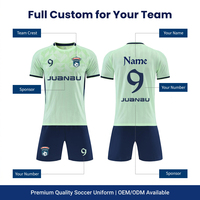 Camiseta de Fútbol Transpirable de Malla de Poliéster de 150GSM con Logotipo Personalizado Impreso por Transferencia de Calor