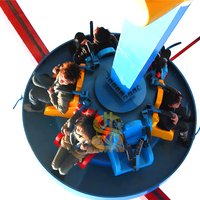 Manège à sensations fortes en forme d'anneau, équipement de parc d'attractions de carnaval, à vendre pour l'extérieur