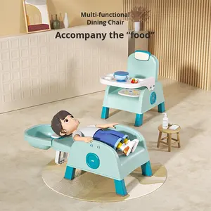 Juego de taburetes de respaldo de sofá de bebé multifuncional de gama alta, silla de champú plegable antideslizante con soporte para productos de baño de comedor en casa - Product Image 2