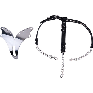 FISTSX vestizione di castità femminile <span class=keywords><strong>BDSM</strong></span> Bondage imbracatura in metallo cintura di castità Fetish Sex Toys per adulti <span class=keywords><strong>Lingerie</strong></span> Sexy - Product Image 5
