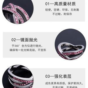 OEM <b>Ring</b> Manufacturer Luxury Elegant Full Iced Out Crystal Diamond Hollow Out <b>Rings</b> for Women Party Jewelry Factory Directly - Product Image 6