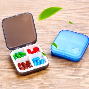 กล่องยาพกพาแบบพลาสติกจากโรงงานผลิตโดยตรง มีช่องใส่ยา 4-12 ช่อง - Product Image 3