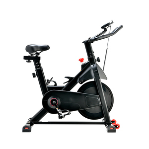 Vélo d'exercice à résistance magnétique noir OEM, silencieux, à transmission par courroie, pour cyclisme d'intérieur, spinning, usage domestique, fabricant - Product Image 4