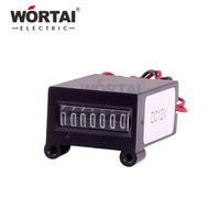 Compteur mécanique d'impulsion à six chiffres de haute précision professionnel compteur longue durée de fournisseurs chinois