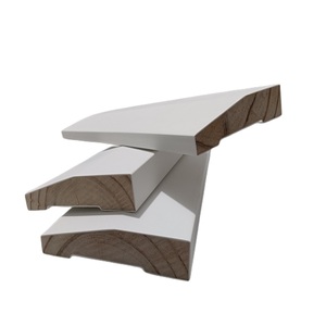 Moulures en bois massif modernes, apprêtées, en pin, pour plinthes, plinthes de base, pour la décoration de villas, imperméables, décoratives - Product Image 2