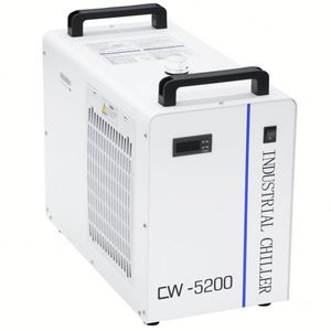 Máquina enfriadora de agua industrial pequeña de 220V, refrigeración por aire CW 5200 10Hp, Motor de núcleo de tubo láser de CO2 a precio de fábrica para uso doméstico - Product Image 2