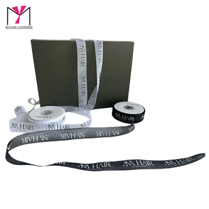 Cinta de Raso con Logotipo Personalizado MUYANG, Diseño de Lujo, Impresa con Lámina Dorada - Product Image 6