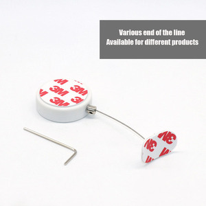 Nhà Máy Bán buôn nóng Bán dây nhỏ recoiling hộp có thể thu vào cáp Reel an ninh Dây Thép Chống trộm kéo hộp - Product Image 2