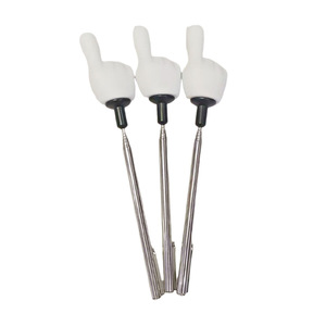 Puntero telescópico de acero inoxidable con diseño de dibujos animados sino-franceses, herramienta de enseñanza portátil, palo de lectura extensible para uso en el aula. - Product Image 1