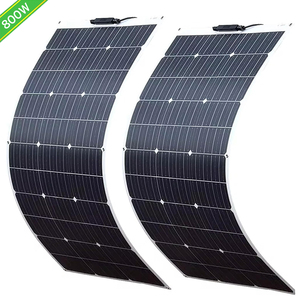 Panneaux solaires monocristallins flexibles Alecter APH-P73 haute efficacité 23% 400W*2 24V étanches durables pour le camping en plein air - Product Image 1