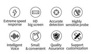 2025ทดสอบคุณภาพน้ำแบบ4-in-1ที่เปิดใช้งานด้วยเสียงอัจฉริยะค่า pH, TDS, EC & TEMP measurement - Product Image 6