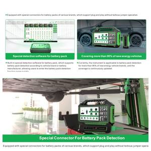Detector de Vehículos de Nueva Energía EV P03, Instrumento Inteligente para Paquetes de Baterías, Analizador y Probador de Baterías de Automóviles - Product Image 3