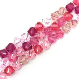 Perles Bicone en cristal pour la fabrication de bijoux, pièces de 3mm