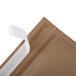 Qpak-<span class=keywords><strong>bolsa</strong></span> de papel Kraft Biodegradable, ecológico, acolchada, color marrón y negro, <span class=keywords><strong>2022</strong></span> - Product Image 2