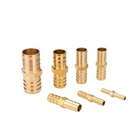 Raccord Droit en Laiton pour Tuyau DN25 1 pouce BSPT NPT, Connecteur Mâle pour Protection Incendie, Utilisation Eau et Gaz