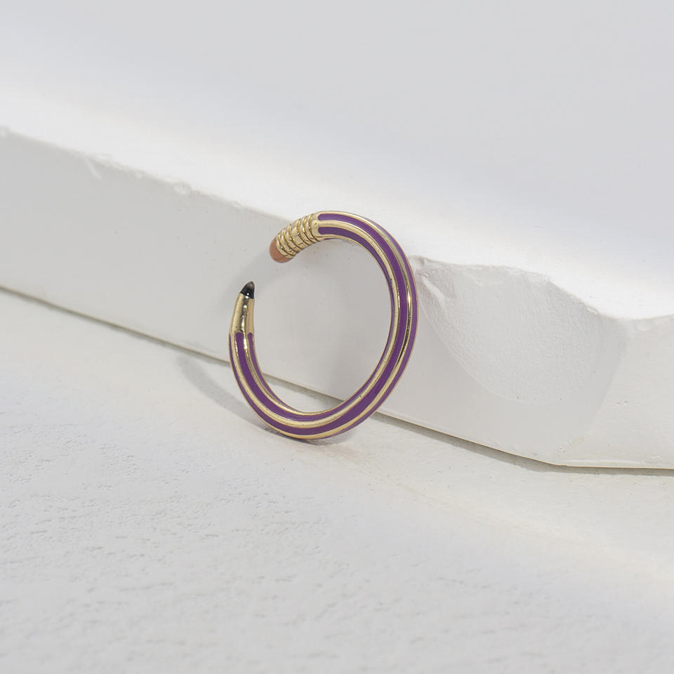 European Rings Type European American Retro Exquisite Minimalist Design Open Women's Pencil ...