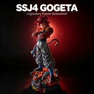 <span class=keywords><strong>Dragon</strong></span> <span class=keywords><strong>Ball</strong></span> <span class=keywords><strong>GT</strong></span> <span class=keywords><strong>Super</strong></span> Saiyan 4 Gogeta Sculpture en résine grandeur nature de personnage d'anime, échelle 1:1, réaliste, peinte à la main, pour intérieur - Product Image 4