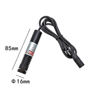 Modul Dioda Laser Titik Inframerah Xinland Baru 820nm 830nm 150mW 200mW 16x85mm Fokus Eksternal Laser IR Tak Terlihat Berdaya Tinggi