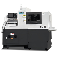 Pièces d'usinage de machine de tour cnc de type suisse SL-26