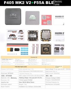 Chase <span class=keywords><strong>Mamba</strong></span> V2 <span class=keywords><strong>MK2</strong></span> <span class=keywords><strong>F4</strong></span>หอคอยพลาสติก F405 50A ควบคุมการบิน5-6S การปรับแต่งสำหรับอุปกรณ์เสริมโดรน - Product Image 6