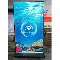 Pantalla LCD Vertical de Alta Definición 4K IP54 para Interiores, Ideal para Marketing Digital, Animación Gráfica y Tiendas Minoristas