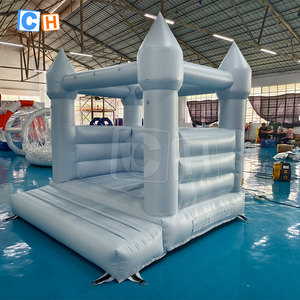 Maison de rebond en PVC bleu château plein d'entrain en plein air adultes fête enfants sautant maison de videur - Product Image 2