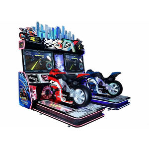 เกมแข่งรถมอเตอร์ไซค์หยอดเหรียญ เครื่องเล่นมอเตอร์ไซค์ในสวนสนุก เกมแข่งรถอาร์เคดเชิงพาณิชย์ เครื่องเล่นเกมมอเตอร์ไซค์ในร่ม - Product Image 1