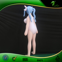 Maillot de bain gonflable sexy en vente chaude, jouet gonflable de dessin animé pour fille