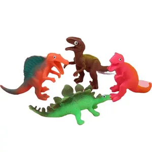 Jincan Hot Bán vui vẻ và thực tế bốn màu khủng long đồ chơi unisex đồ chơi trẻ em cho lứa tuổi 2-4 bán buôn TPR Chất liệu - Product Image 1