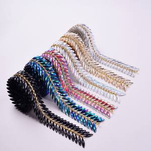 Nouveaux patchs thermocollants en strass 2026 pour costumes de carnaval style caribéen, costumes de <span class=keywords><strong>samba</strong></span>, appliques et garnitures assorties pour robes - Product Image 3