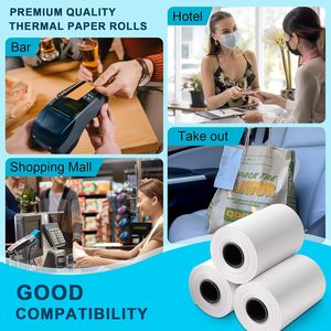 Boletos de <span class=keywords><strong>Cine</strong></span> Reciclables de 4 Pulgadas, 80x60mm, 55g, Rollo de Papel Térmico Circular de 2 Pulgadas, 65mm, 58 Gsm, 75gsm, 80x80, 80mmx76mm para Empacar Alimentos - Product Image 2