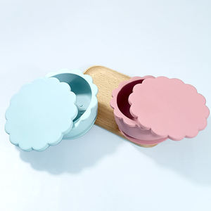 Diseño único lindo OEM/ODM bebé ventosa marca personalizada ecológica silicona tapa forma de León - Product Image 3