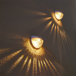 Solar Deck Lights Holiday Solar Step Outdoor Warm White Color Changing Solar Fence Light Garden <strong>Pool</strong> <strong>Stairs</strong> Patio Yard - Product Image 1