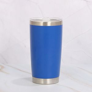 Multi Color Cup Mug Set 20Oz Pink Black <b>Hot</b> Pink Purple Red Yellow Green Turquoise White Stainless Steel ASM25 - Product Image 3