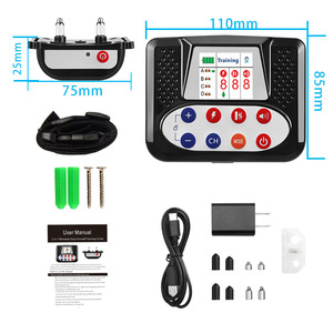 Smart Wireless <strong>Dog</strong> Fence <strong>Pet</strong> Supplies <strong>Training</strong> Stop Barking Electric Shock <strong>Collar</strong> Rechargeable Color Screen Waterproof Plastic - Product Image 4